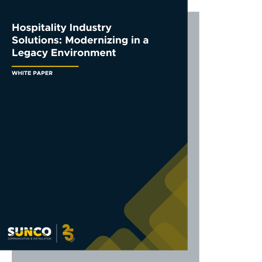 Hospitality Industry Solutions Modernizing in a Legacy Environment